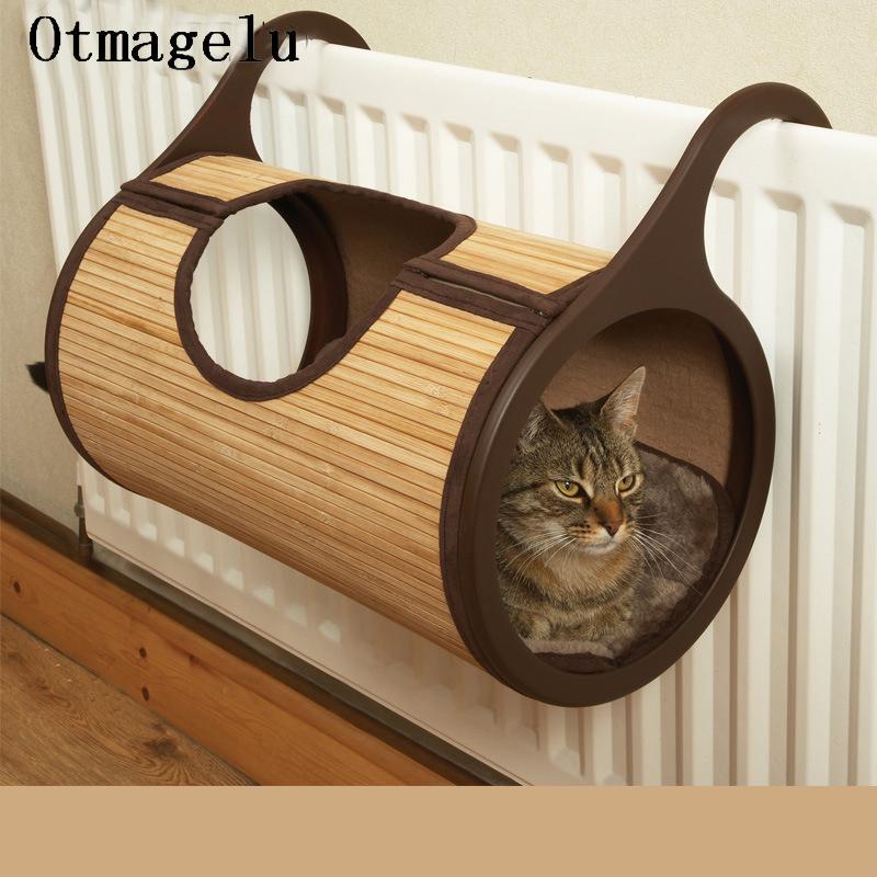 Natural Bamboo Radiator Cat Bed Home Tent Cat Tunnel Toys Hanging Wall House Mat Habitat Scratch Board Toys Pet Products
Natural Bamboo Radiator Cat Bed Home Tent Cat Tunnel Toys Hanging Wall House Mat Habitat Scratch Board Toys Pet Products