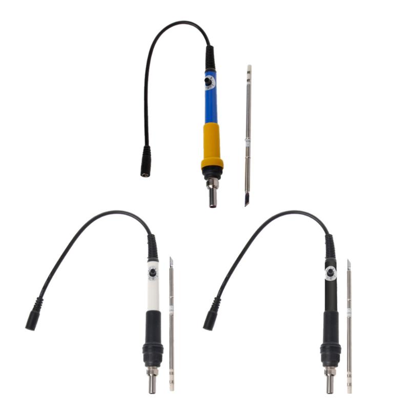 1 Set T12 Mini Electric Soldering Iron Adjustable Temperature+Tip DC 12-24V 75W Blue/White/Black Color
1 Set T12 Mini Electric Soldering Iron Adjustable Temperature+Tip DC 12-24V 75W Blue/White/Black Color