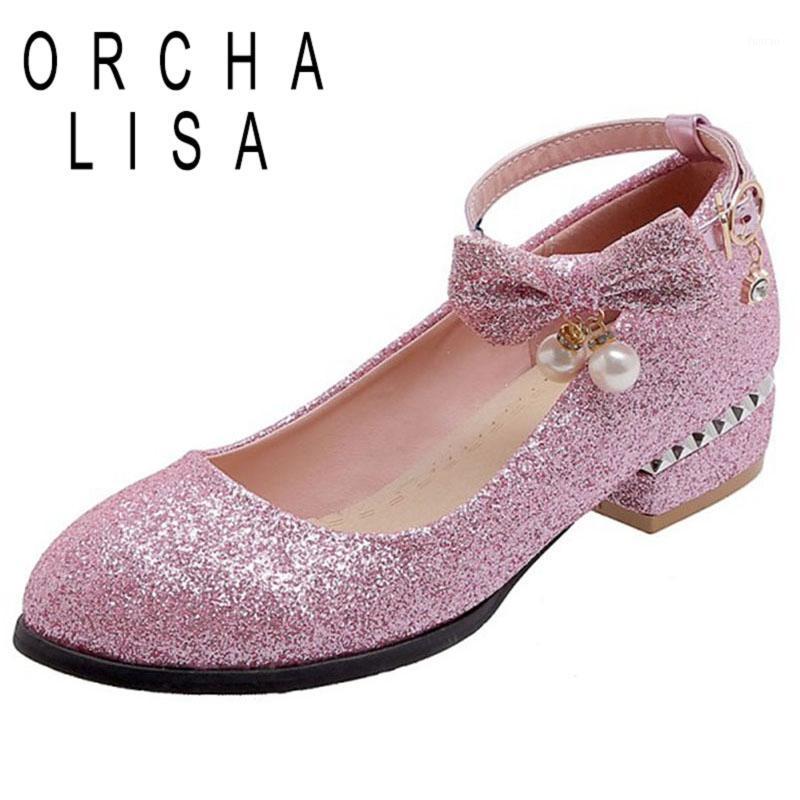 ORCHA LISA Woman Shining Spring Autumn Pumps Round Toe 3.5cm Square Heels Buckle Bowtie Pearl Big size 32-43 Leisure Date A30511, Gold
ORCHA LISA Woman Shining Spring Autumn Pumps Round Toe 3.5cm Square Heels Buckle Bowtie Pearl Big size 32-43 Leisure Date A30511, Gold