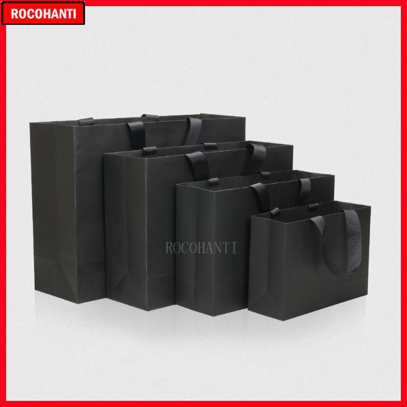 50X Custom Printed Screw Thread Rope Handle Type Matte Black Paper Bag for Advertising Gift Shopping Bags with Your Own Logo1
50X Custom Printed Screw Thread Rope Handle Type Matte Black Paper Bag for Advertising Gift Shopping Bags with Your Own Logo1