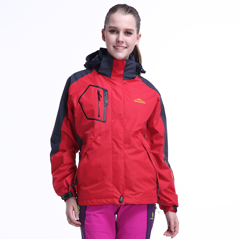 Women jacket casual jackets protect against the wind and cold Detachable Clothes lining Three ways to wear it all in one, Rosy red
Women jacket casual jackets protect against the wind and cold Detachable Clothes lining Three ways to wear it all in one, Rosy red