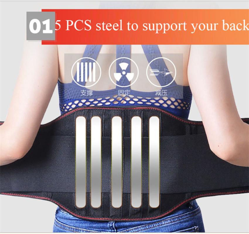 Therapy Breathable Mesh Lower Back Waist Support Brace Adjustable Straps for Relieving Low Back Pain Lumbar Support Belt, Black
Therapy Breathable Mesh Lower Back Waist Support Brace Adjustable Straps for Relieving Low Back Pain Lumbar Support Belt, Black