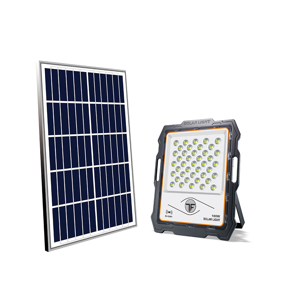 Solar floodlight spotlight 100W lamp smart outdoor solar street light with remote control for garden warehouse factory
Solar floodlight spotlight 100W lamp smart outdoor solar street light with remote control for garden warehouse factory