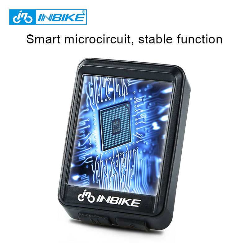 Inbike 2.1 in Bicycle Computer Waterproof Bike Odometer Wireless and Wired Cycling Stopwatch Speedometer Watch Bike Accessories 201120