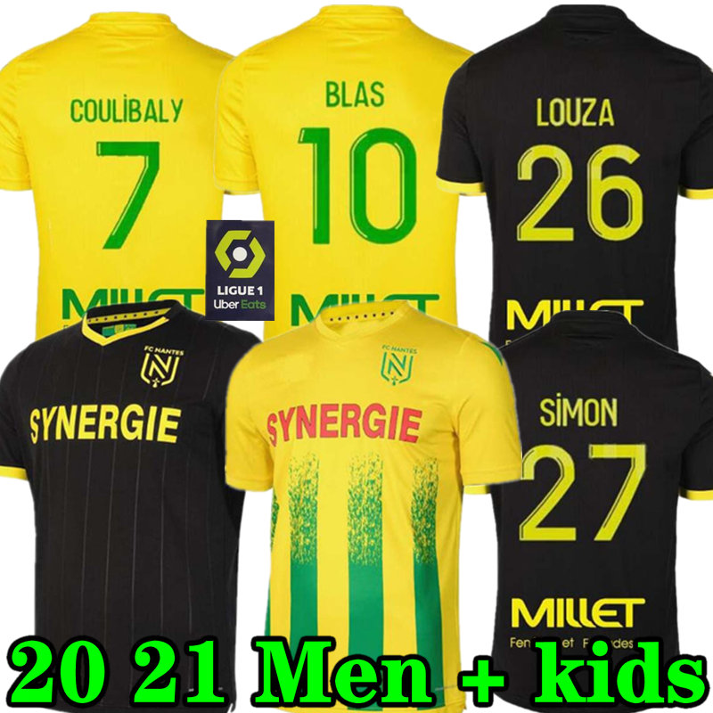NEW 20 21 FC Nantes soccer jersey home away maillot de foot 2020 2021 SIMON LOUZA A TOURE BLAS COCO COULIBALY ADULT MEN KIDS football sets, Black;yellow
NEW 20 21 FC Nantes soccer jersey home away maillot de foot 2020 2021 SIMON LOUZA A TOURE BLAS COCO COULIBALY ADULT MEN KIDS football sets, Black;yellow