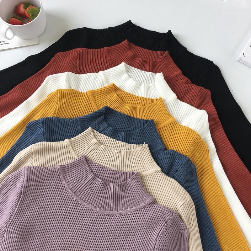 Long sleeve long sleeve sweater round collar tightly knitted sweater Jumper autumn women's winter knitted yarn 20191, O -neck rust
Long sleeve long sleeve sweater round collar tightly knitted sweater Jumper autumn women's winter knitted yarn 20191, O -neck rust