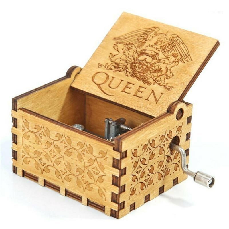 Hand Cranked Wood Music Box objects Carved Queen Bohemian Rhapsody Christmas Gift For Kid Boy Girl Children Home Decoration
Hand Cranked Wood Music Box objects Carved Queen Bohemian Rhapsody Christmas Gift For Kid Boy Girl Children Home Decoration