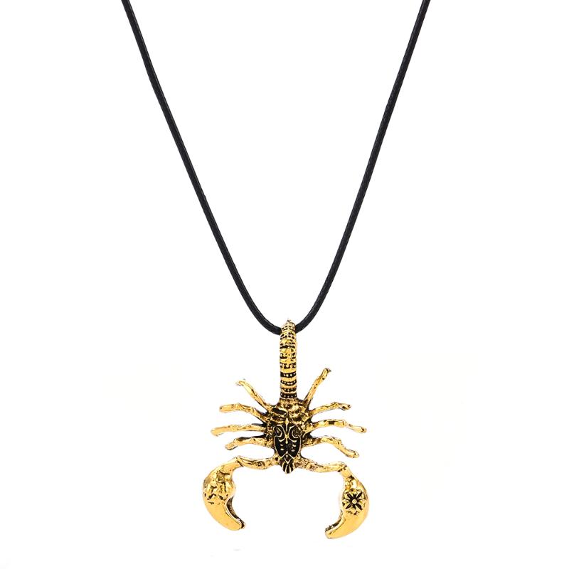 Chokers Gold Fashion Rock Punk Men Scorpion Goth Pendant Choker Chain Necklace Leather Rope Neck Jewelry
Chokers Gold Fashion Rock Punk Men Scorpion Goth Pendant Choker Chain Necklace Leather Rope Neck Jewelry