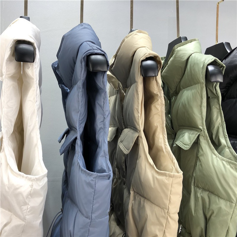 SEDUTMO Winter Duck Down Women Vest Tunic Short Jackets Autumn Waistcoat Casual Puffer Jacket Slim Parkas ED1104 201019