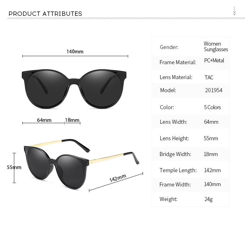 Fashion new style polarizer female classic outdoor driving Sunglasses ladies dazzle color sunglasses wholesale
Fashion new style polarizer female classic outdoor driving Sunglasses ladies dazzle color sunglasses wholesale