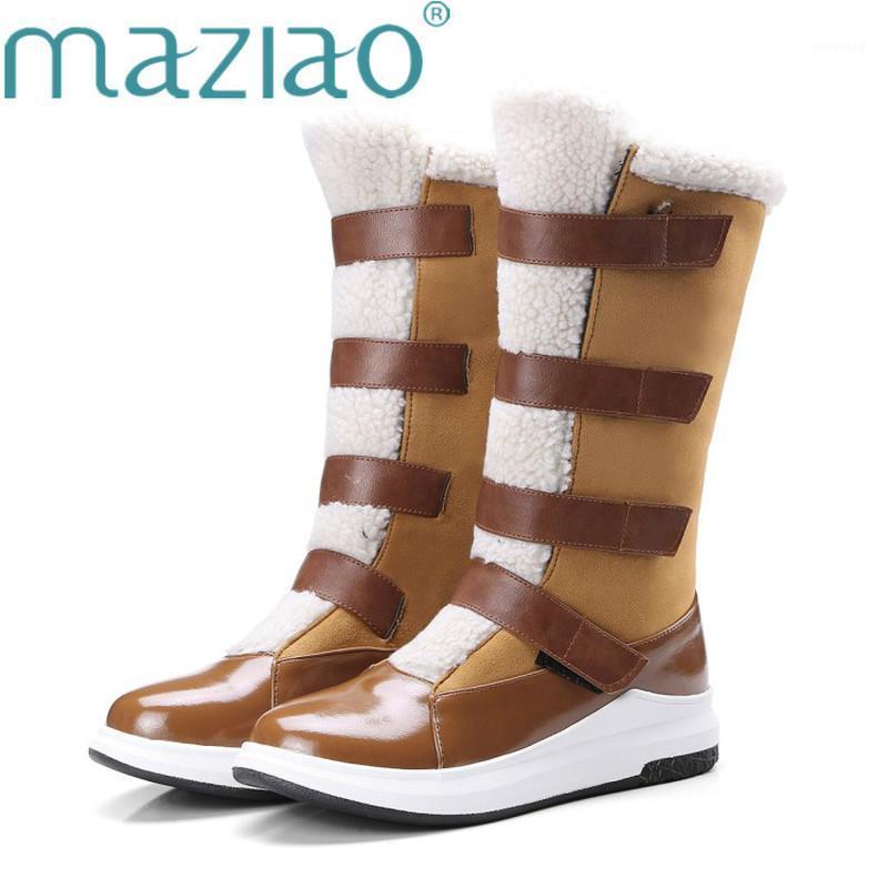 2020 Mid-Calf Boots Women Round Toe Hook Loop Flock Thick Fur Winter Keep Warm Snow Boots Flat Platform Women's Shoes MAZIAO1, Black
2020 Mid-Calf Boots Women Round Toe Hook Loop Flock Thick Fur Winter Keep Warm Snow Boots Flat Platform Women's Shoes MAZIAO1, Black