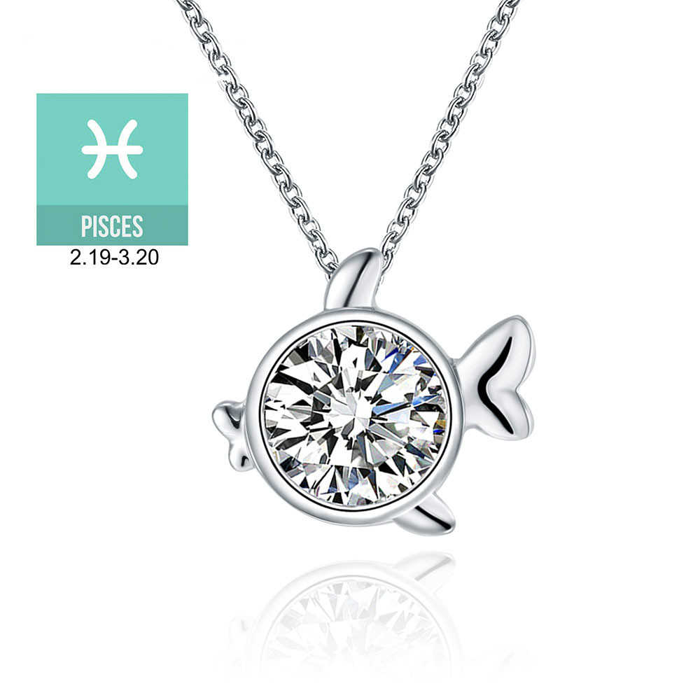 VAROLE Birthday Gift Pisces 16in Chain fish Pisces Crystal Necklace & Pendants Jewelry For Women Necklaces Constellations Birthday Gift
VAROLE Birthday Gift Pisces 16in Chain fish Pisces Crystal Necklace & Pendants Jewelry For Women Necklaces Constellations Birthday Gift