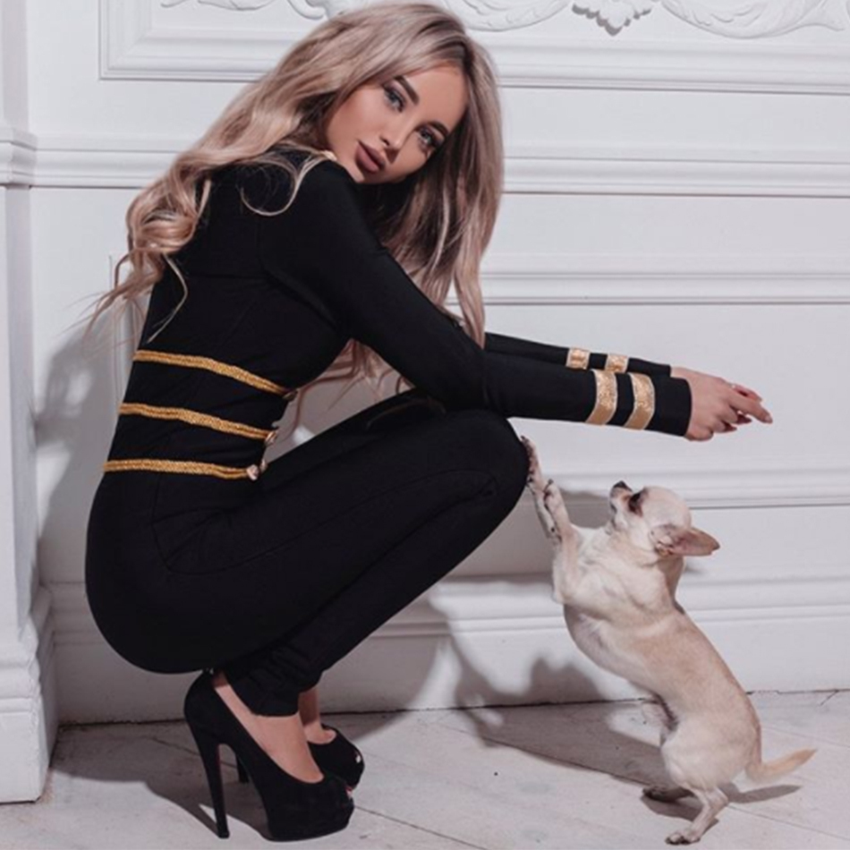 Adyce New Spring Women Fashion Slim Bandage Trench Coat Sexy Black Front Zipper Celebrity Party Coats Long Sleeve Club Coat 201030