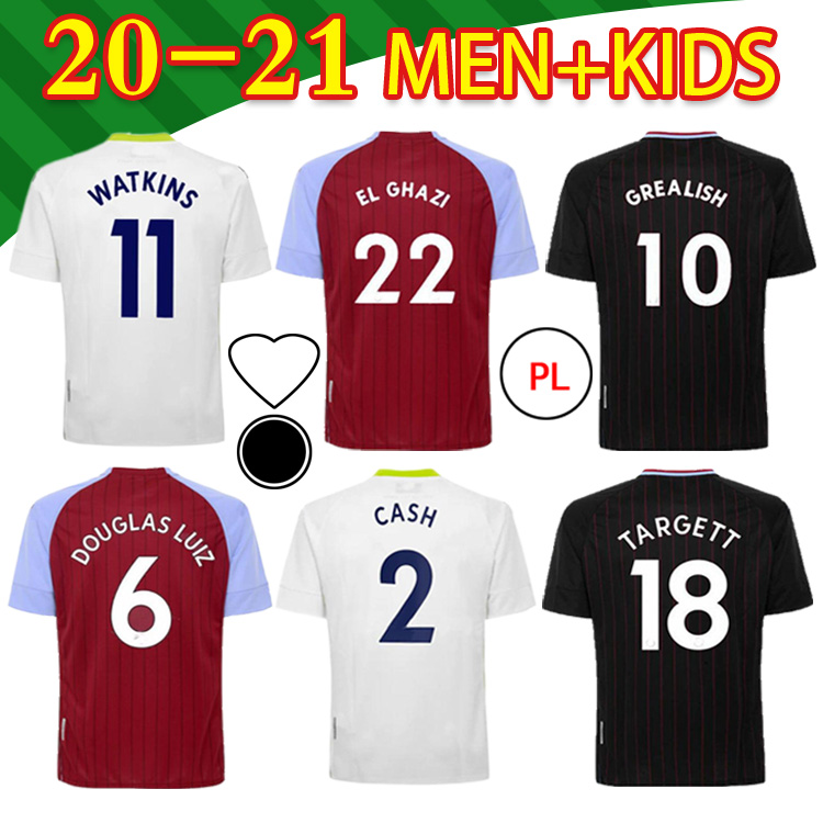 20 21 new Football Shir GREALISH Samatta Targett Wesley Douglas Luiz MCGIM EL GHAZI 2020 2021 Men High-quality Adult+Kids Kit Soccer Jersey, Black;yellow
20 21 new Football Shir GREALISH Samatta Targett Wesley Douglas Luiz MCGIM EL GHAZI 2020 2021 Men High-quality Adult+Kids Kit Soccer Jersey, Black;yellow