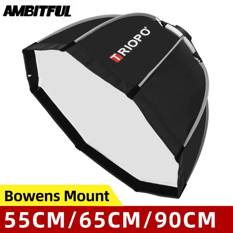 Triopo 55cm 65cm 90cm 120cm Photo Bowens Mount Portable Octagon Umbrella Outdoor SoftBox + Carrying Bag for Studio Flash Softbox
Triopo 55cm 65cm 90cm 120cm Photo Bowens Mount Portable Octagon Umbrella Outdoor SoftBox + Carrying Bag for Studio Flash Softbox