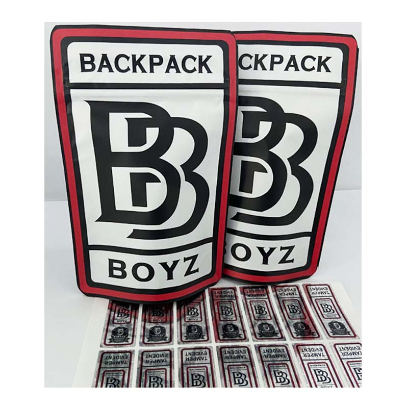 Backpack boyz Regular backpack boyz white matte bags smell proof ziplock aluminium foil bag with holegram stickers
Backpack boyz Regular backpack boyz white matte bags smell proof ziplock aluminium foil bag with holegram stickers