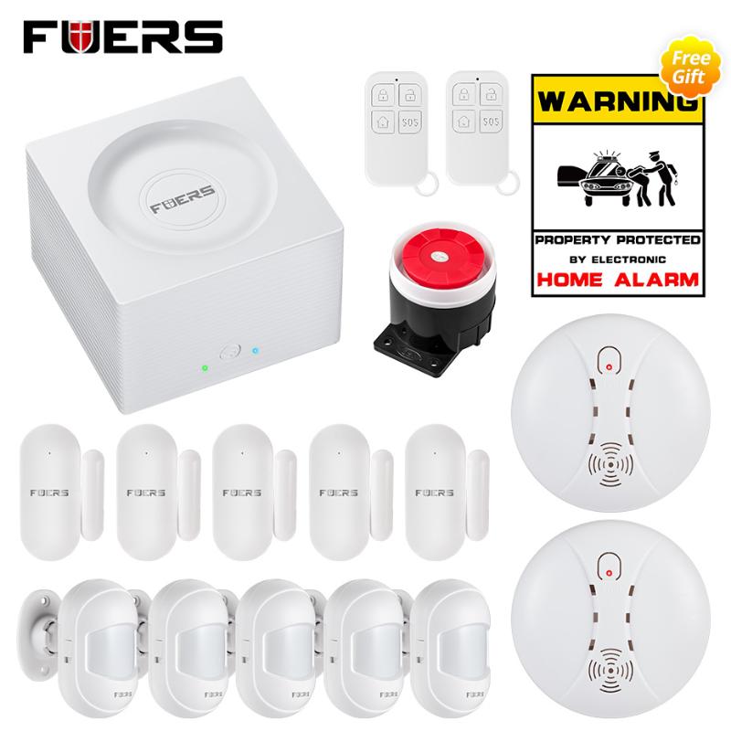 FUERS WIFI GSM Alarm System Mini Size Home Security Motion Detection Door Open Alarm Reminding System Tuya App Remote Control
FUERS WIFI GSM Alarm System Mini Size Home Security Motion Detection Door Open Alarm Reminding System Tuya App Remote Control