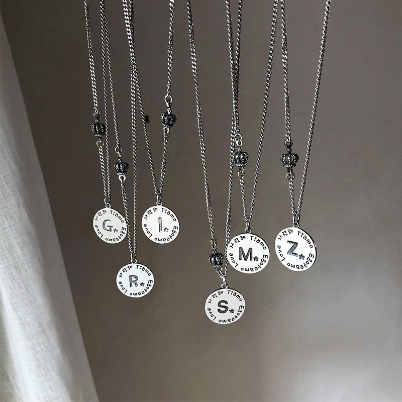 Chains 2021 Trend S925 Sterling Silver Letter Necklace For Lovers Pendant Jewerly Women 925
Chains 2021 Trend S925 Sterling Silver Letter Necklace For Lovers Pendant Jewerly Women 925