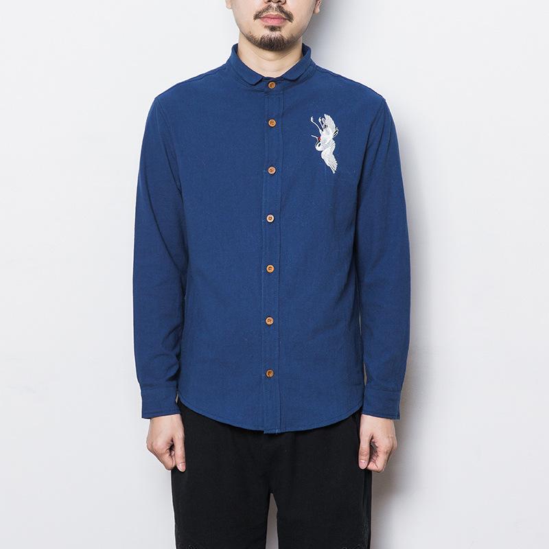 Men' Mandarin Collar top Shirts High Quality Cotton Linen Shirts Long Sleeve Casual Slim Men Business 80s Chinese style, Black
Men' Mandarin Collar top Shirts High Quality Cotton Linen Shirts Long Sleeve Casual Slim Men Business 80s Chinese style, Black