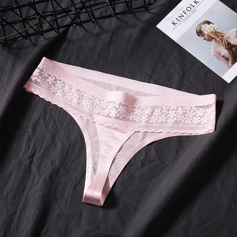 Charming Women Lingerie Lace Embroidered Flowers G String Underwear Sexy Ice Silk Sheer Thongs Panties, Black
Charming Women Lingerie Lace Embroidered Flowers G String Underwear Sexy Ice Silk Sheer Thongs Panties, Black