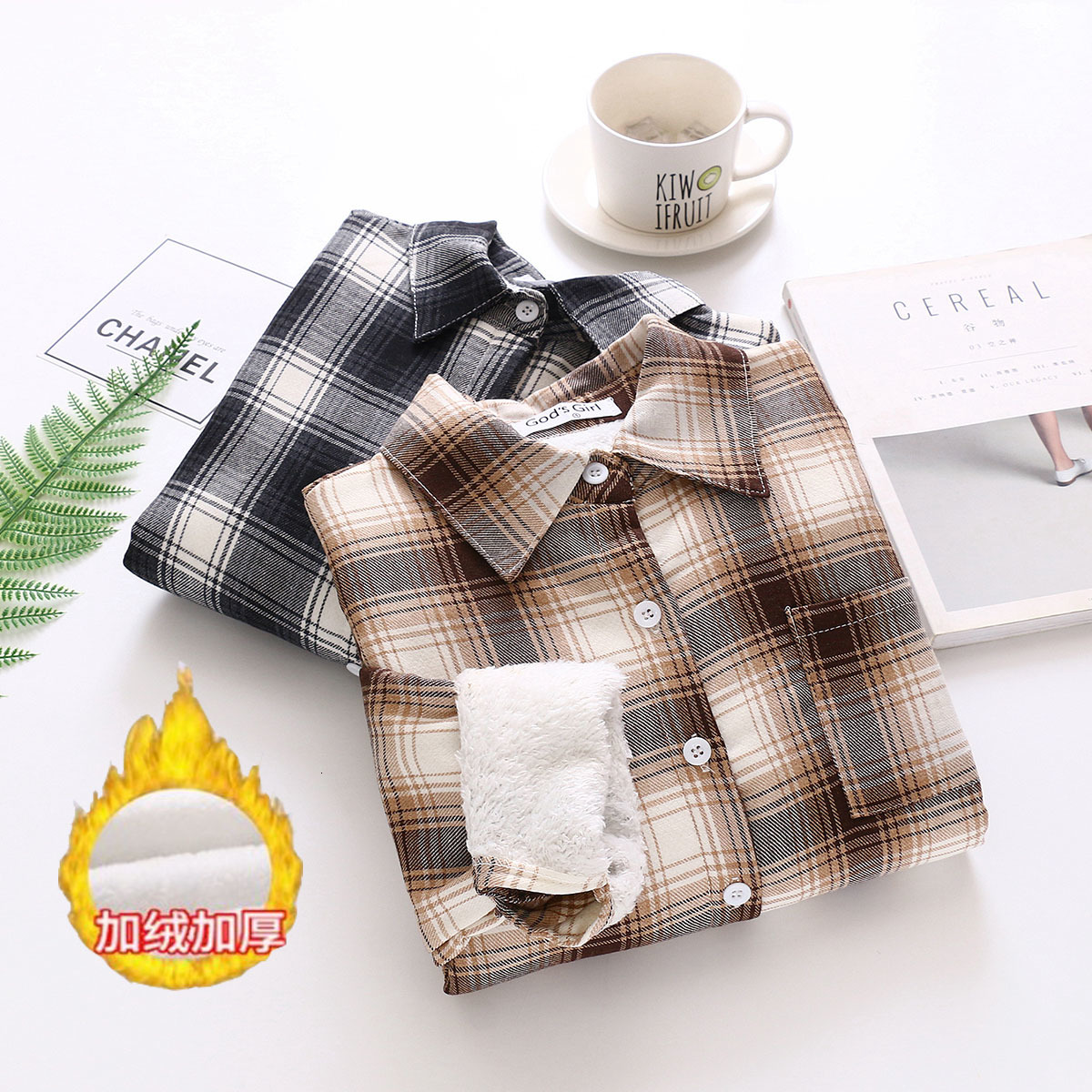 2021 New Autumn Women Plus Veet Shirts Fashion Ladies Tops Vintage Girls Chic Plaid Shirt C1aq, Brown
2021 New Autumn Women Plus Veet Shirts Fashion Ladies Tops Vintage Girls Chic Plaid Shirt C1aq, Brown