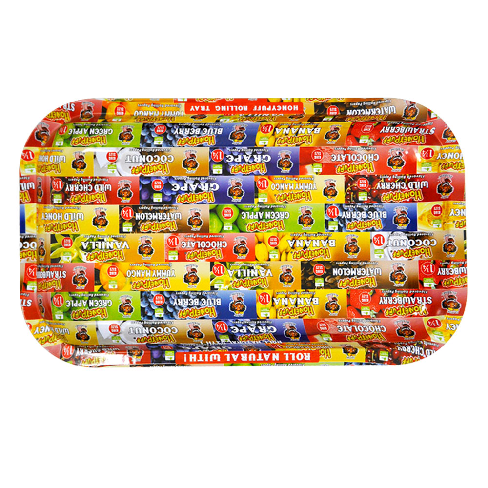 HONEYPUFF Fruit Flavor Style Metal Rolling Tray Tin For Cigarette Paper Different Size Rolling Trays Box Durable Case
HONEYPUFF Fruit Flavor Style Metal Rolling Tray Tin For Cigarette Paper Different Size Rolling Trays Box Durable Case