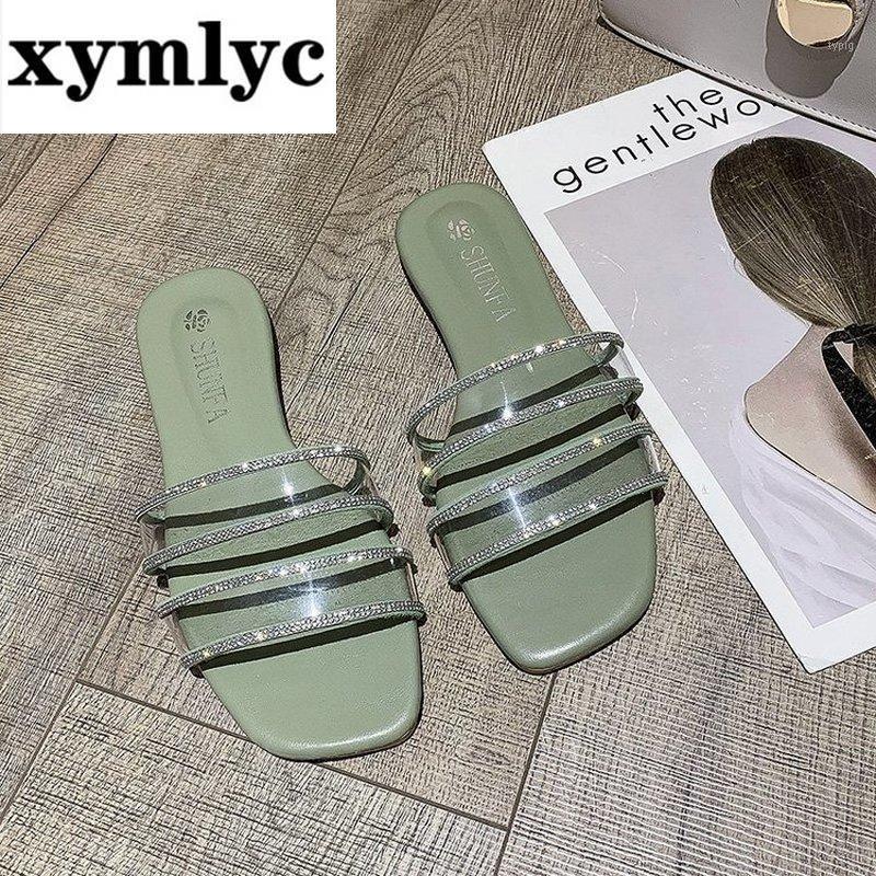 2020 female Sandals Korean version transparent word drag female wild non-slip slippers women wear fashion slippers women Sandals1, Beige
2020 female Sandals Korean version transparent word drag female wild non-slip slippers women wear fashion slippers women Sandals1, Beige