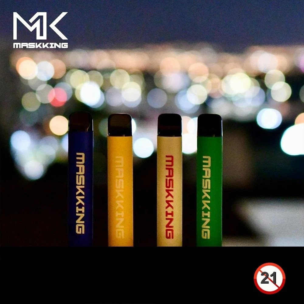 Original Maskking High GT Disposable vape E Cigarette starter kit device 450 Puffs 350mah Battery 2ml Pre-Filled Pen vapors Authentic wholesale
Original Maskking High GT Disposable vape E Cigarette starter kit device 450 Puffs 350mah Battery 2ml Pre-Filled Pen vapors Authentic wholesale
