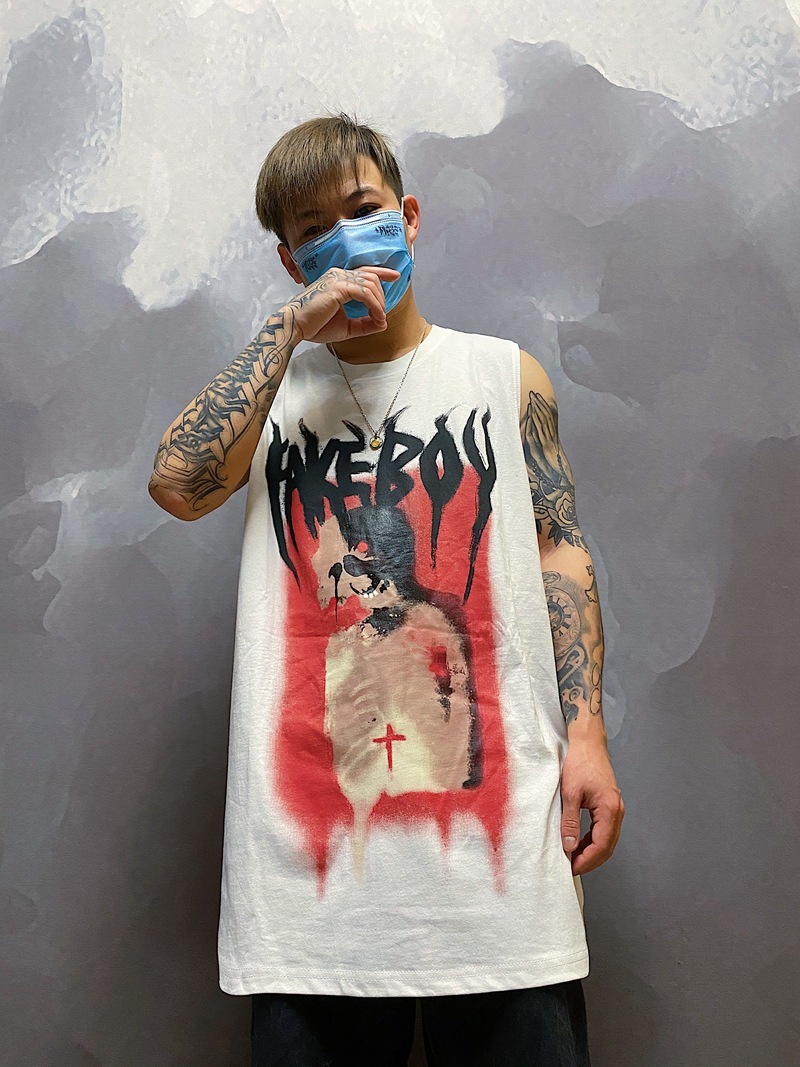 Printed European Graffiti and American Male High Street Legal Hip-hop Lazy Wind Mid-sleeve Length 3vyu, Black
Printed European Graffiti and American Male High Street Legal Hip-hop Lazy Wind Mid-sleeve Length 3vyu, Black