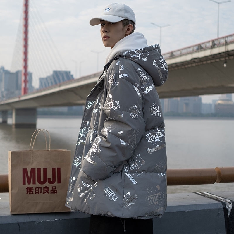 New Winter 2021 Male Jackets with Hood Plus Velvet Thickening Young Large Black Cotton Hot Clothes P5HR J8A3
New Winter 2021 Male Jackets with Hood Plus Velvet Thickening Young Large Black Cotton Hot Clothes P5HR J8A3