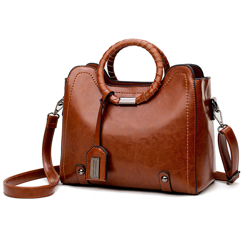 Brand Women Messenger Bags Shoulder High Quality Vintage PU Leather Tote Bag Rivet Small Clutch Handbags For Shopping Q1118
Brand Women Messenger Bags Shoulder High Quality Vintage PU Leather Tote Bag Rivet Small Clutch Handbags For Shopping Q1118