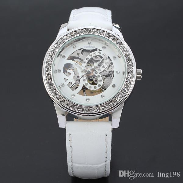 factory Outlet! Casual ladies fashion mechanical watch ladies hollow rhinestone watch frame dial inlaid gift watch, Slivery;brown
factory Outlet! Casual ladies fashion mechanical watch ladies hollow rhinestone watch frame dial inlaid gift watch, Slivery;brown