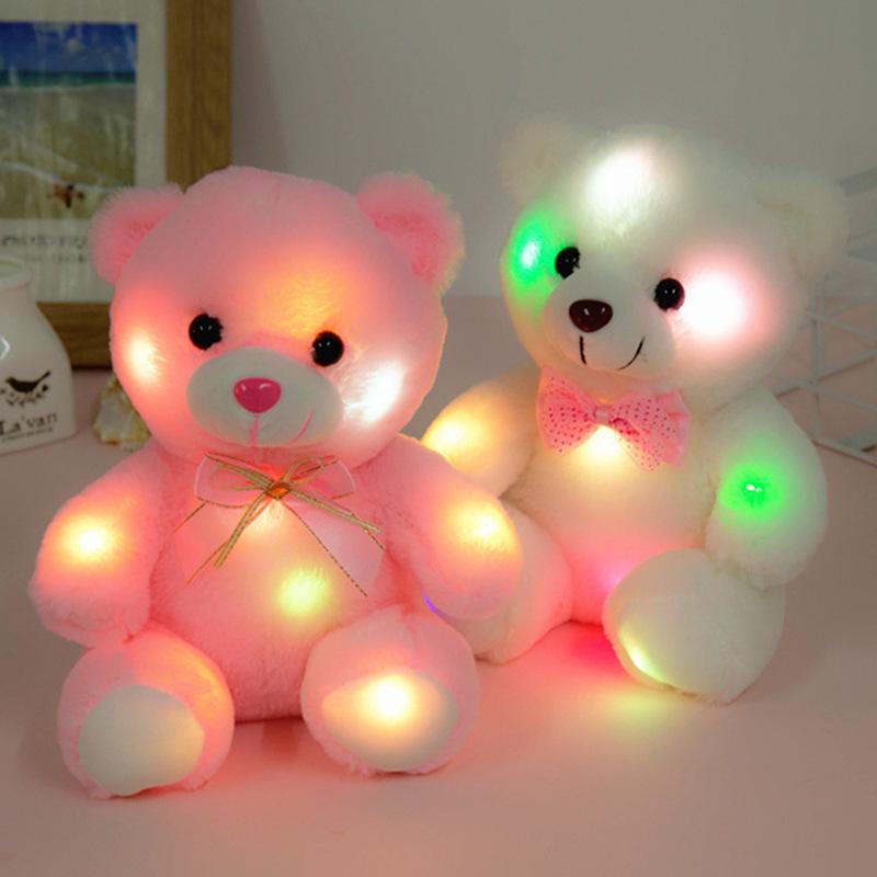 HOT 22CM 12Seconds Sound Recording Colorful Luminous Glowing Plush Baby Toy LED Lighting Stuffed Bear TI99
HOT 22CM 12Seconds Sound Recording Colorful Luminous Glowing Plush Baby Toy LED Lighting Stuffed Bear TI99