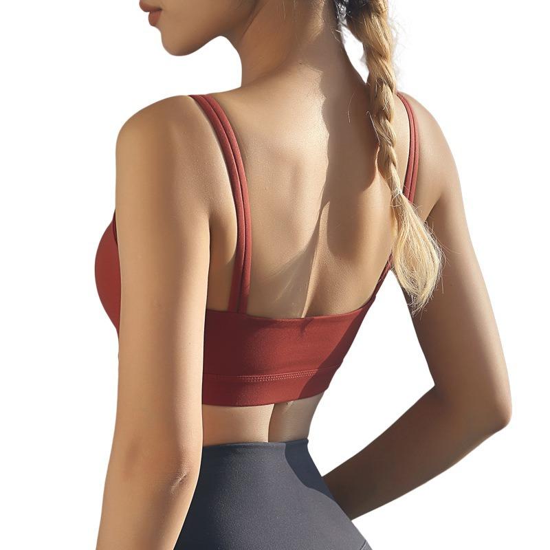 Fashion Sling Sports Underwear Female Beauty Back Yoga Bra Girl Shockproof Padded Anti-sweat Workout Active Wear Energy Bermuda, Black
Fashion Sling Sports Underwear Female Beauty Back Yoga Bra Girl Shockproof Padded Anti-sweat Workout Active Wear Energy Bermuda, Black