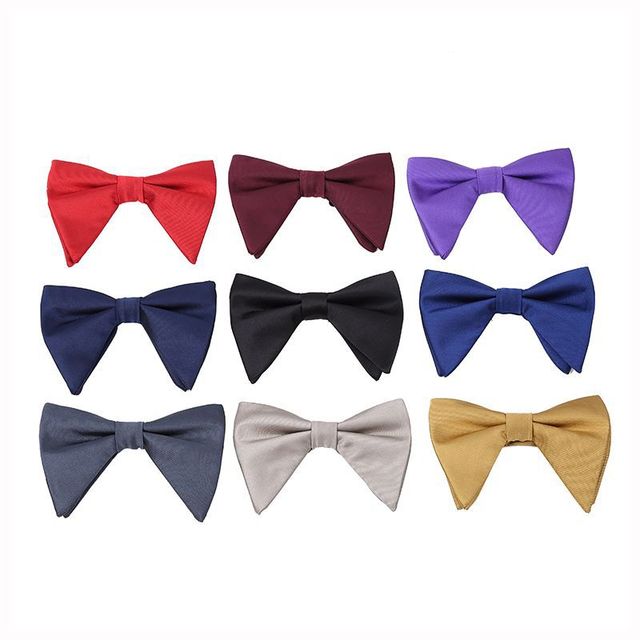 10 Colors Satin Bow Tie for Men Suits Fashion Men Formal Occasion Wear Tuxedos Solid Ties Cheap