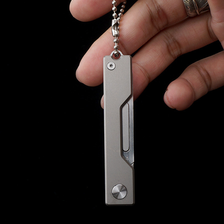 light weight high quality gray titanium handle carbon steel blade folding camping hunting pocket knives mini multifunction knife gift tool
light weight high quality gray titanium handle carbon steel blade folding camping hunting pocket knives mini multifunction knife gift tool
