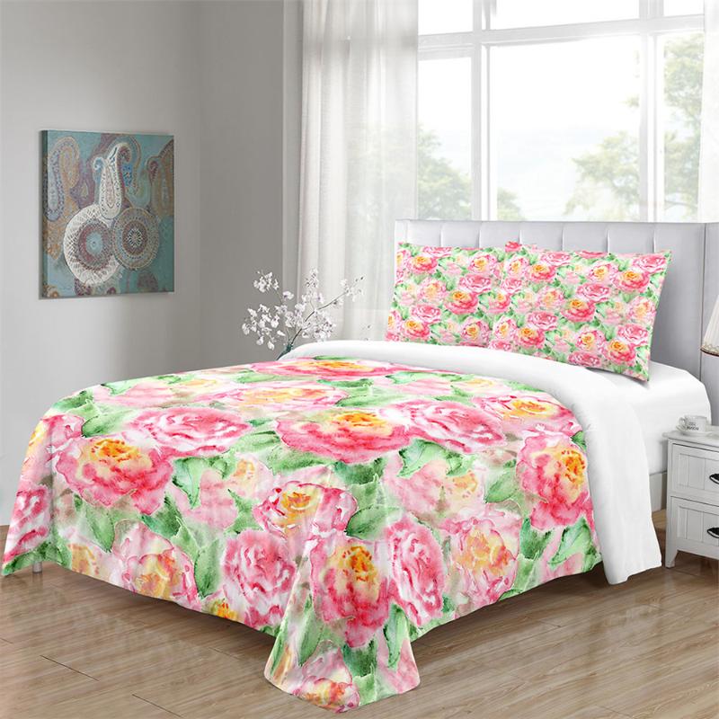 Rose Duvet Cover Set Red and Pink Rose Flowers Bedclothes Girls Women Bedding Set 3pcs Quilt Cover Lightweight Microfiber
Rose Duvet Cover Set Red and Pink Rose Flowers Bedclothes Girls Women Bedding Set 3pcs Quilt Cover Lightweight Microfiber