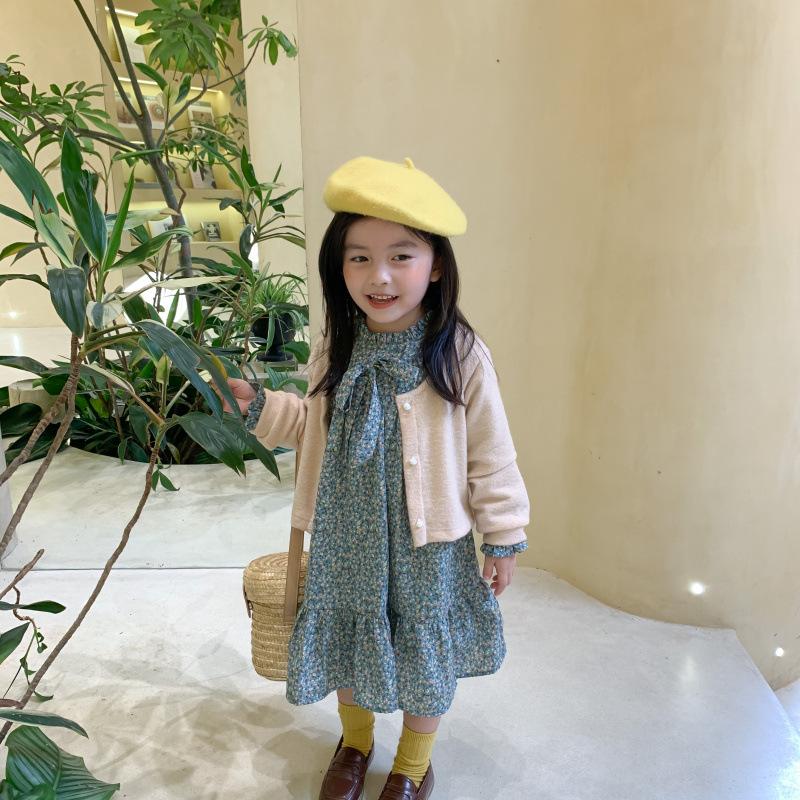 GIRL'S Dress Childrenswear Autumn New Style Children Floral Suit Dress Korean-style GIRL'S Knitted Cardigan, As shown in image
GIRL'S Dress Childrenswear Autumn New Style Children Floral Suit Dress Korean-style GIRL'S Knitted Cardigan, As shown in image