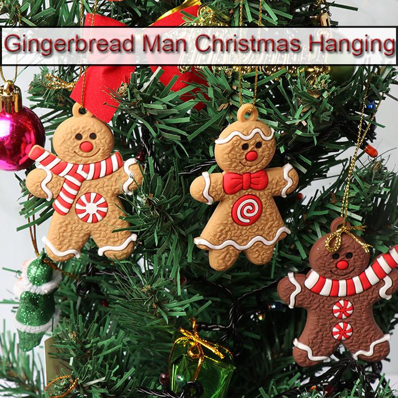 Holiday home decorations Christmas tree ornaments Gingerbread man Christmas tree ornaments