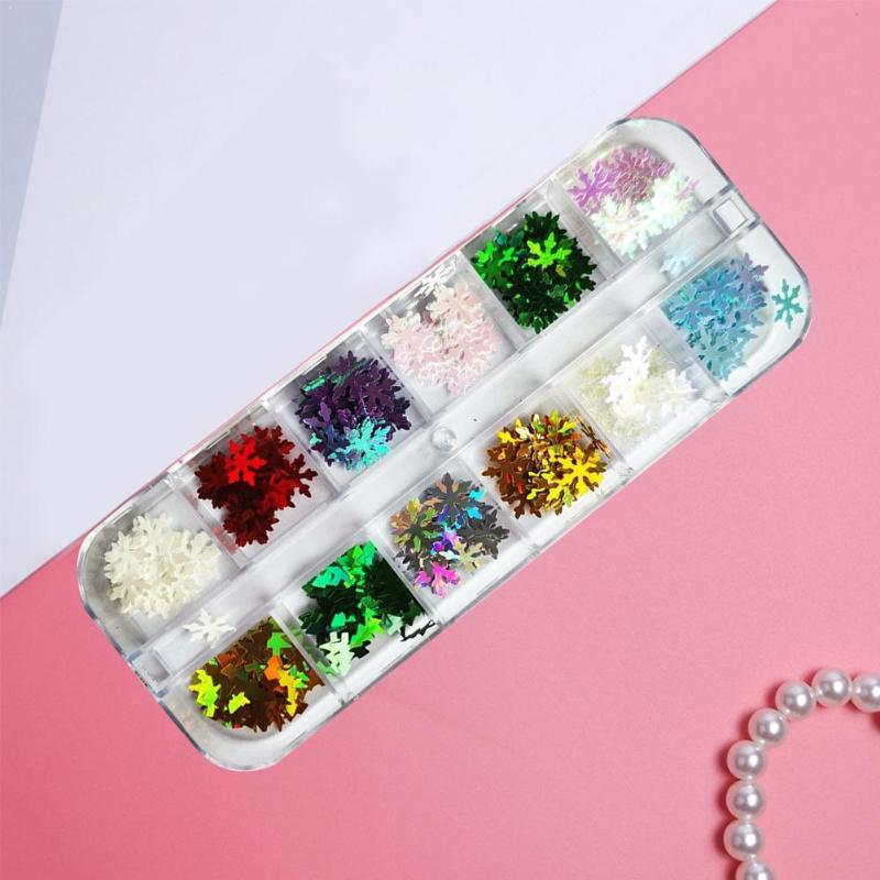 Ultra-thin Laser Snowflake Sequin Christmas Series Makeup Diy Tree Nail Jewelry Christmas Nail Decoration Art Eye Decoratio N3B9
Ultra-thin Laser Snowflake Sequin Christmas Series Makeup Diy Tree Nail Jewelry Christmas Nail Decoration Art Eye Decoratio N3B9