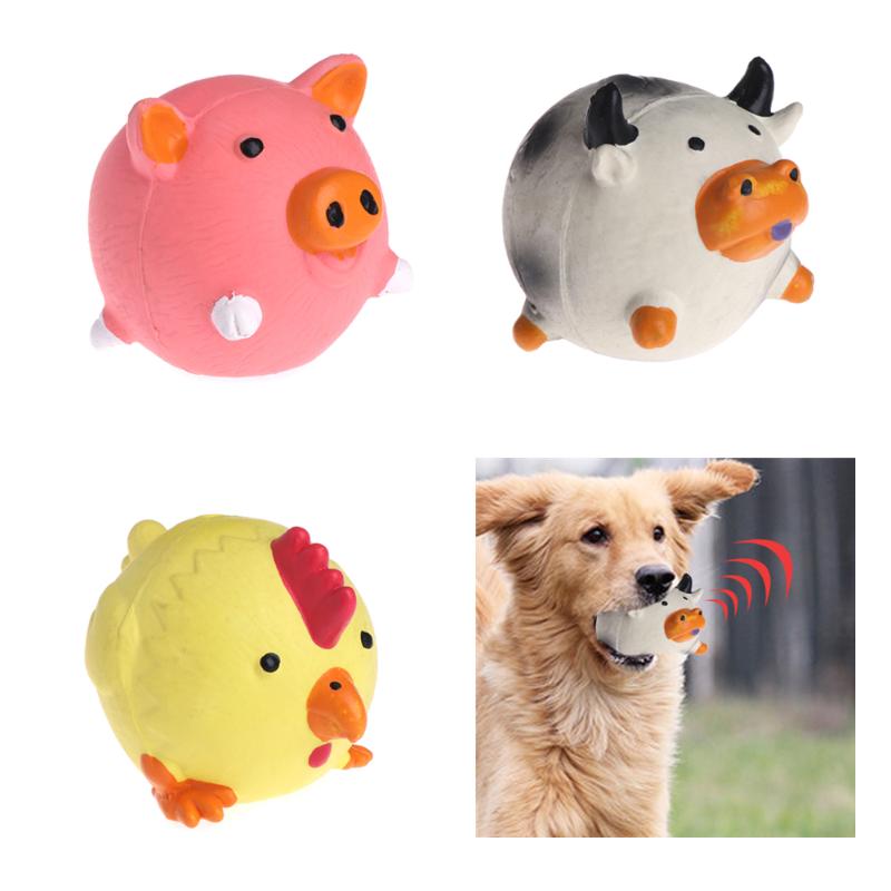 Pet Squeak Toys Cats Dogs Balls Cute Pig Cow Chicken Squeaker Latex Chew Bite Teeth Cleaning Pet Supplies C42
Pet Squeak Toys Cats Dogs Balls Cute Pig Cow Chicken Squeaker Latex Chew Bite Teeth Cleaning Pet Supplies C42