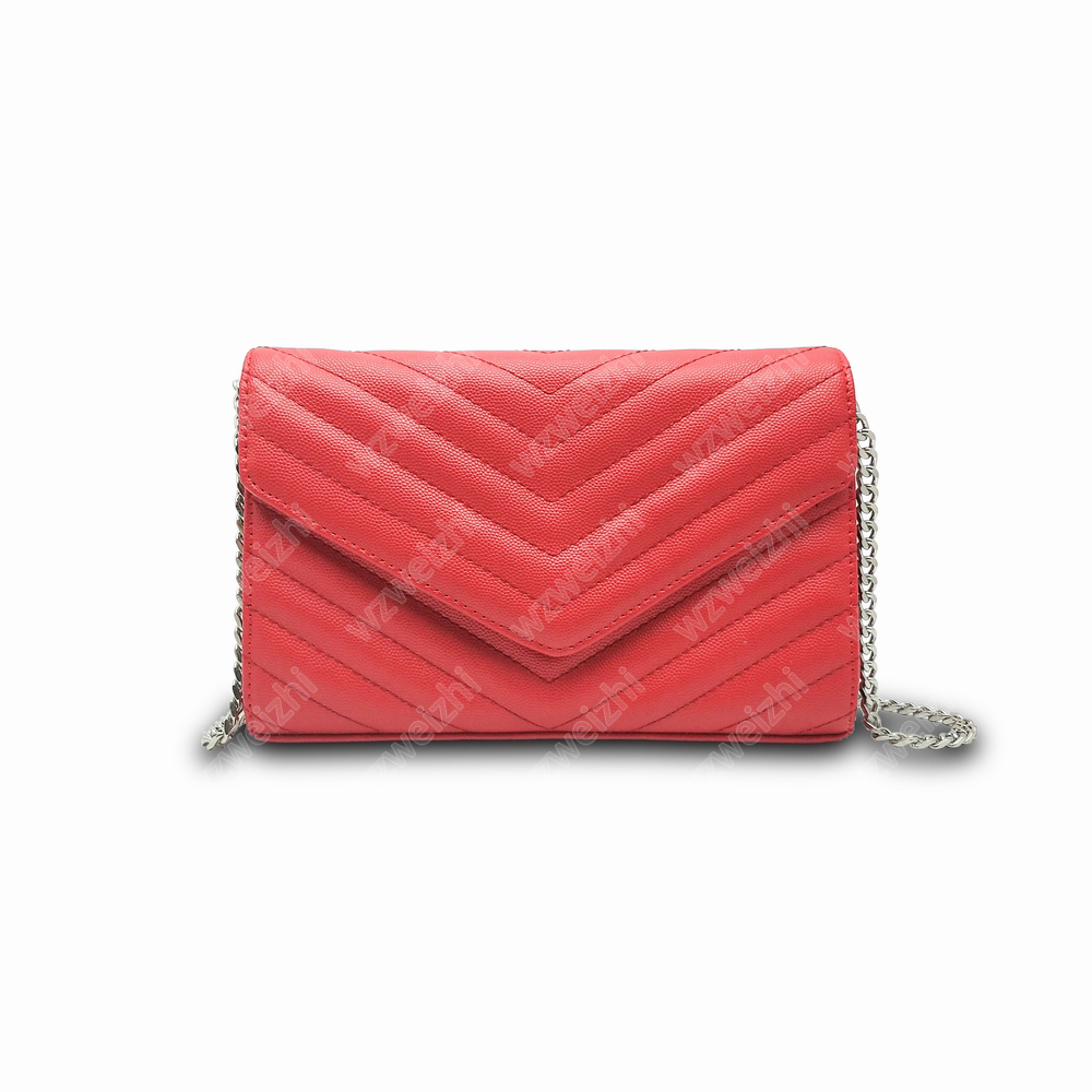 women High Leather One-shoulder bag silver chain cross body bag Classic Multicolor fashion handbag clutch with dust bag, Red
women High Leather One-shoulder bag silver chain cross body bag Classic Multicolor fashion handbag clutch with dust bag, Red
