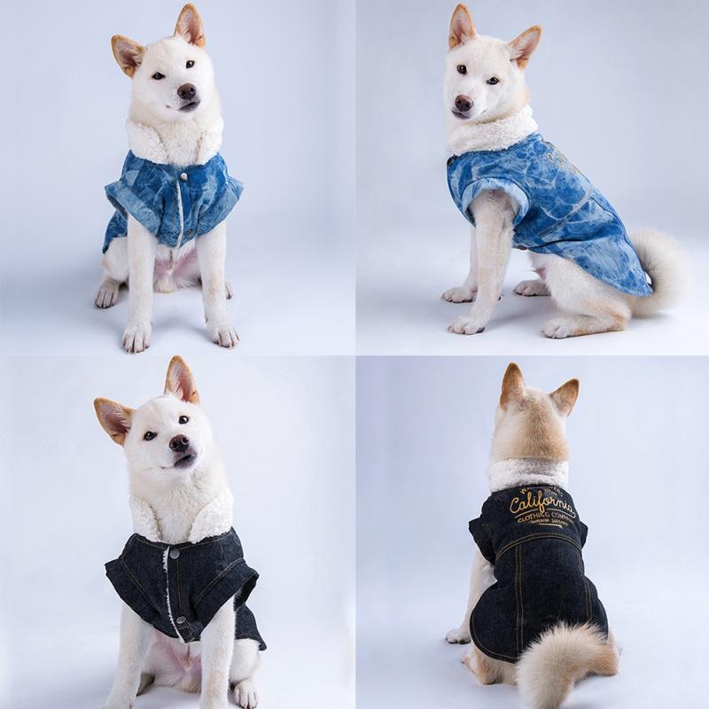 Pet Dog Clothes Soft Jean Jacket Big Dogs Warm Thick Winter Coats Small Large Dog Puppy Chihuahua Jumpsuit Hoodies Newest
Pet Dog Clothes Soft Jean Jacket Big Dogs Warm Thick Winter Coats Small Large Dog Puppy Chihuahua Jumpsuit Hoodies Newest