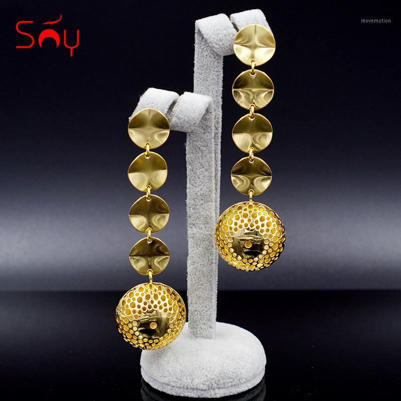 Sunny Jewelry Fashion Jewelry 2020 Long Drop Dangle Women's Earrings Exquisite Round Flower Hollow For Wedding Party1
Sunny Jewelry Fashion Jewelry 2020 Long Drop Dangle Women's Earrings Exquisite Round Flower Hollow For Wedding Party1