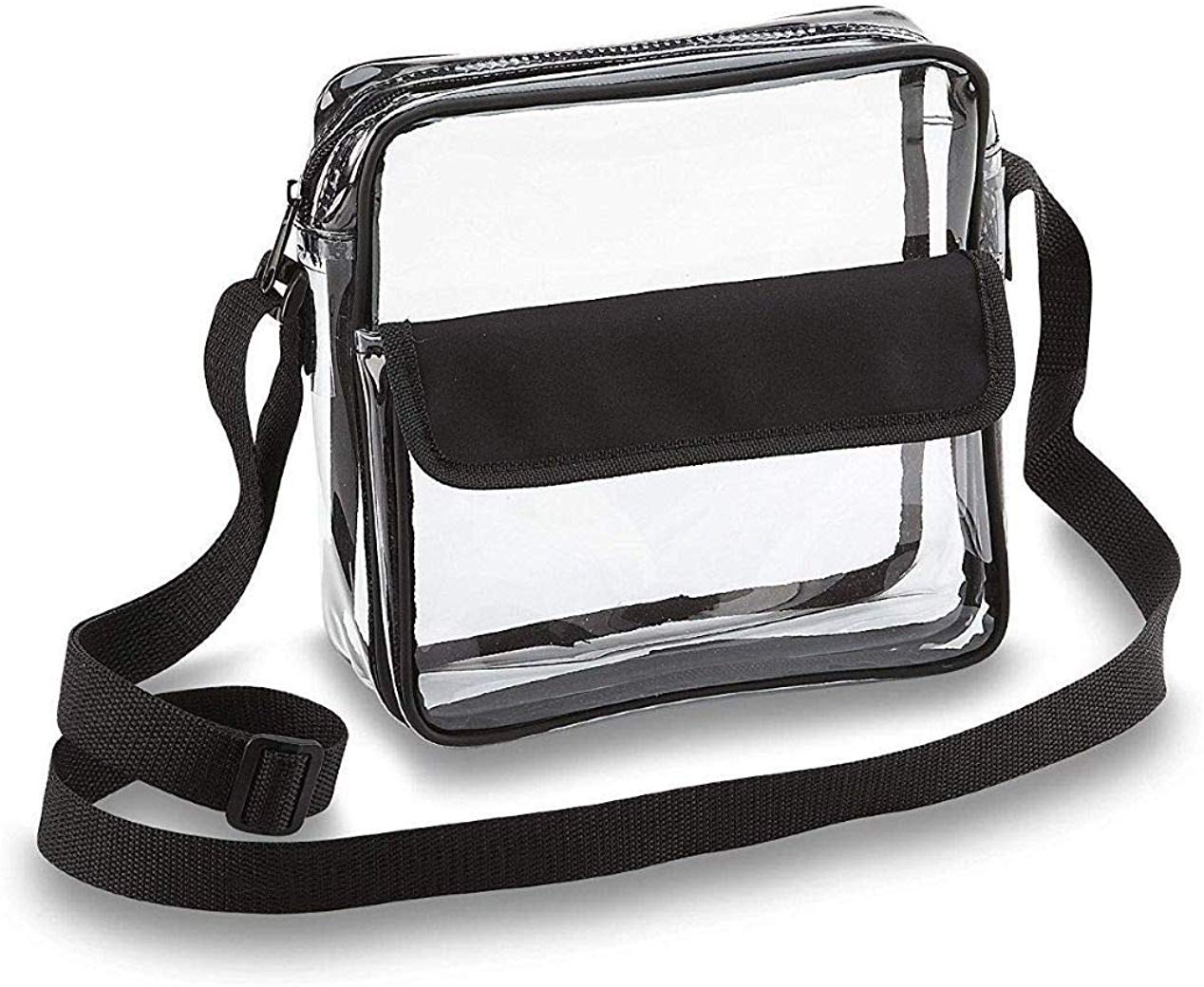 Clear Crossbody Messenger Shoulder Bag with Adjustable Strap Stadium Approved Transparent Purse
Clear Crossbody Messenger Shoulder Bag with Adjustable Strap Stadium Approved Transparent Purse