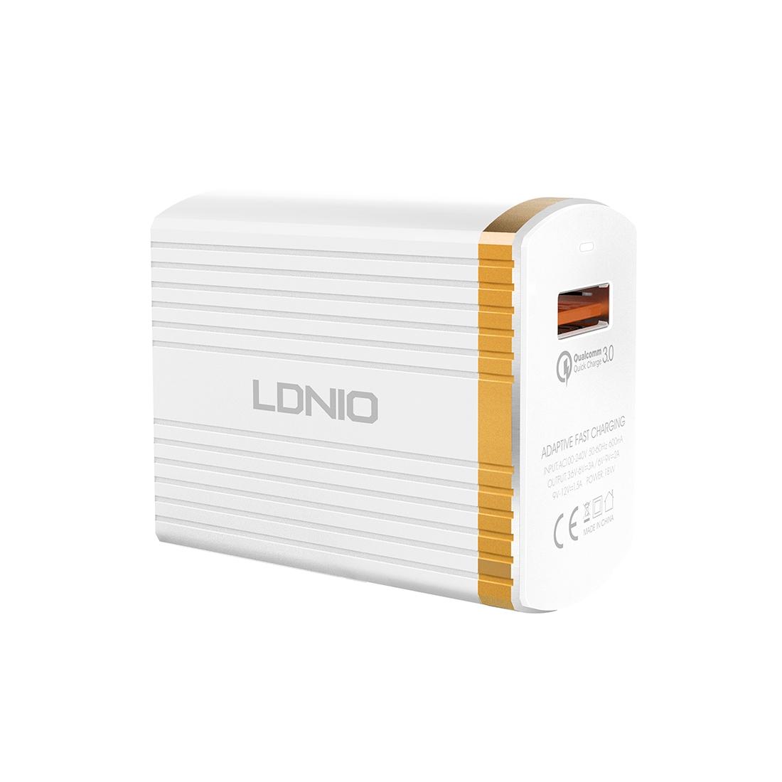 LDNIO A1302Q 2 in 1 18W QC30 USB Interface Grid Shape Travel Charger Mobile Phone Charger with Type-C USB-C Data Cable US Plug
LDNIO A1302Q 2 in 1 18W QC30 USB Interface Grid Shape Travel Charger Mobile Phone Charger with Type-C USB-C Data Cable US Plug