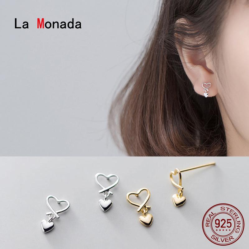 Stud La Monada Earrings For Women Silver 925 Minimalist Heart Fine In Jewelry Sterling
Stud La Monada Earrings For Women Silver 925 Minimalist Heart Fine In Jewelry Sterling