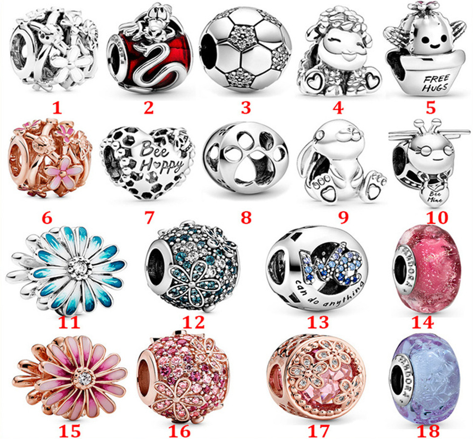 Exquisite 925 Sterling Silver Fit Pandora Bracelet Charms Rose Gold Daisy Bead Style Charm Beads Love Heart Blue Crysta Charm For DIY Beads Charms, Black
Exquisite 925 Sterling Silver Fit Pandora Bracelet Charms Rose Gold Daisy Bead Style Charm Beads Love Heart Blue Crysta Charm For DIY Beads Charms, Black