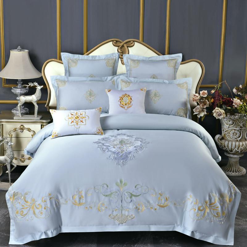 30 Egypt Cotton The elegance of Versailles Bedding Set Embroidery Duvet cover Bed Sheet Pillowcases Queen King size 4/6/8Pcs, Mty1
30 Egypt Cotton The elegance of Versailles Bedding Set Embroidery Duvet cover Bed Sheet Pillowcases Queen King size 4/6/8Pcs, Mty1
