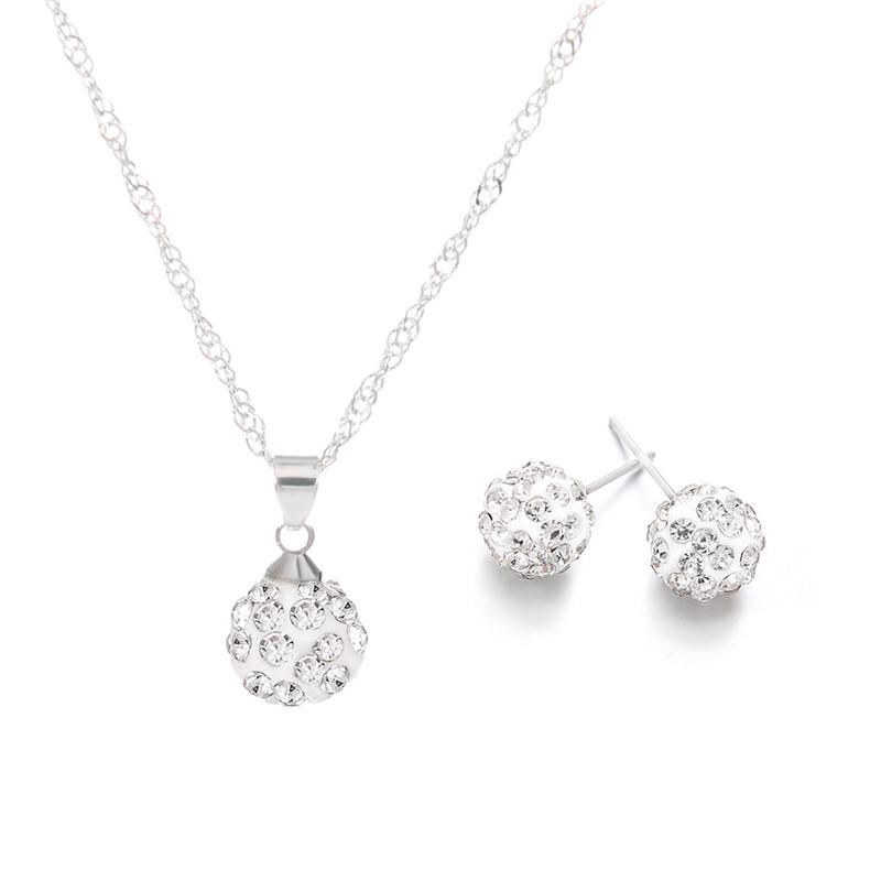 Pendant Necklaces Round Shaped CZ Teardrop Necklace And Earrings Set - Wedding Jewelry For Brides & Bridesmaids
Pendant Necklaces Round Shaped CZ Teardrop Necklace And Earrings Set - Wedding Jewelry For Brides & Bridesmaids